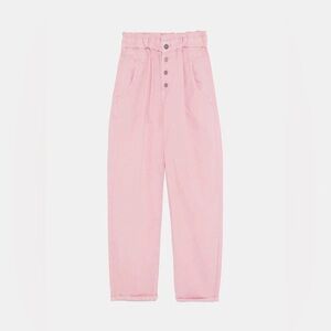 ZARA 4 Stylish Pink High-Waisted Jeans